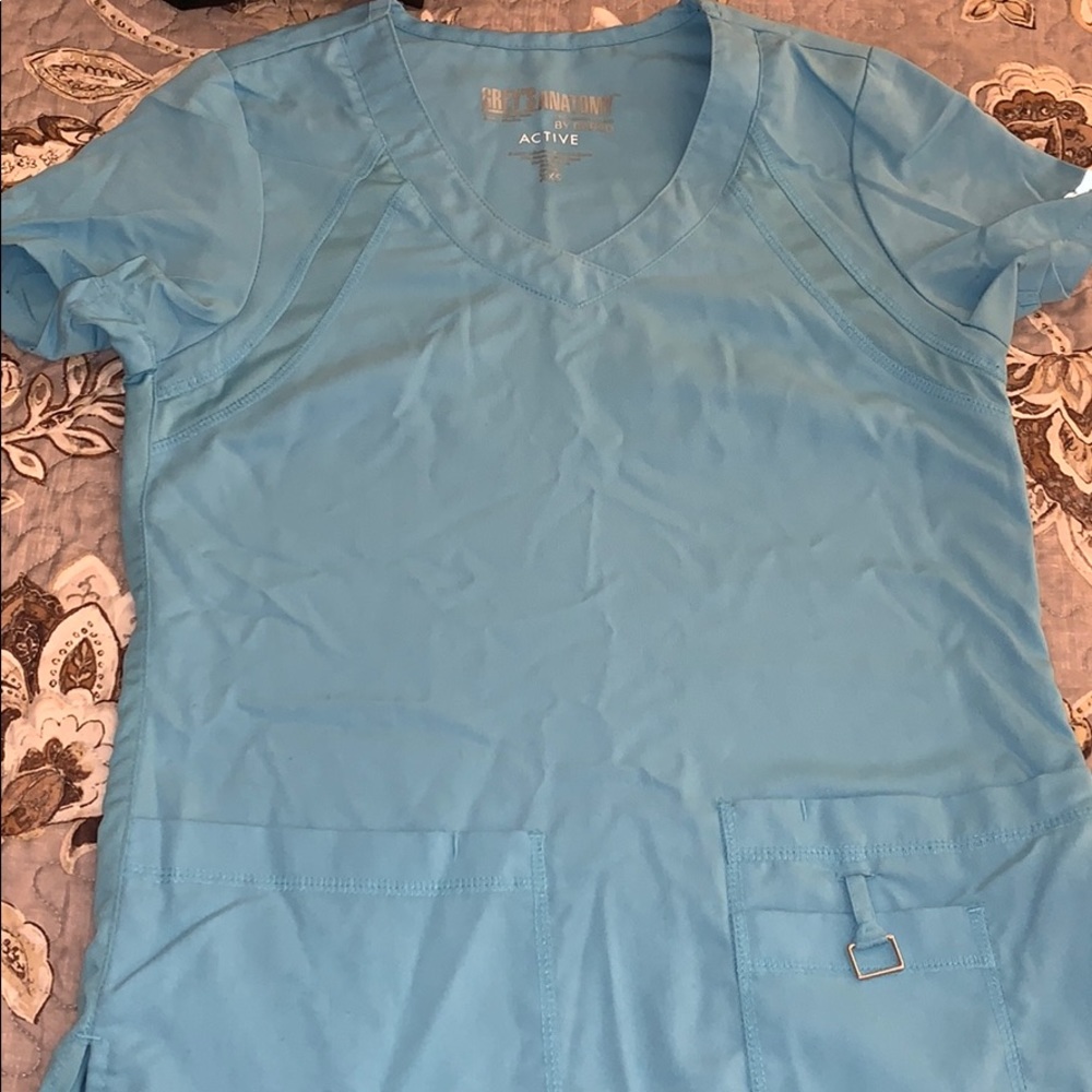 Grey’s Anatomy women’s scrub top, XXS